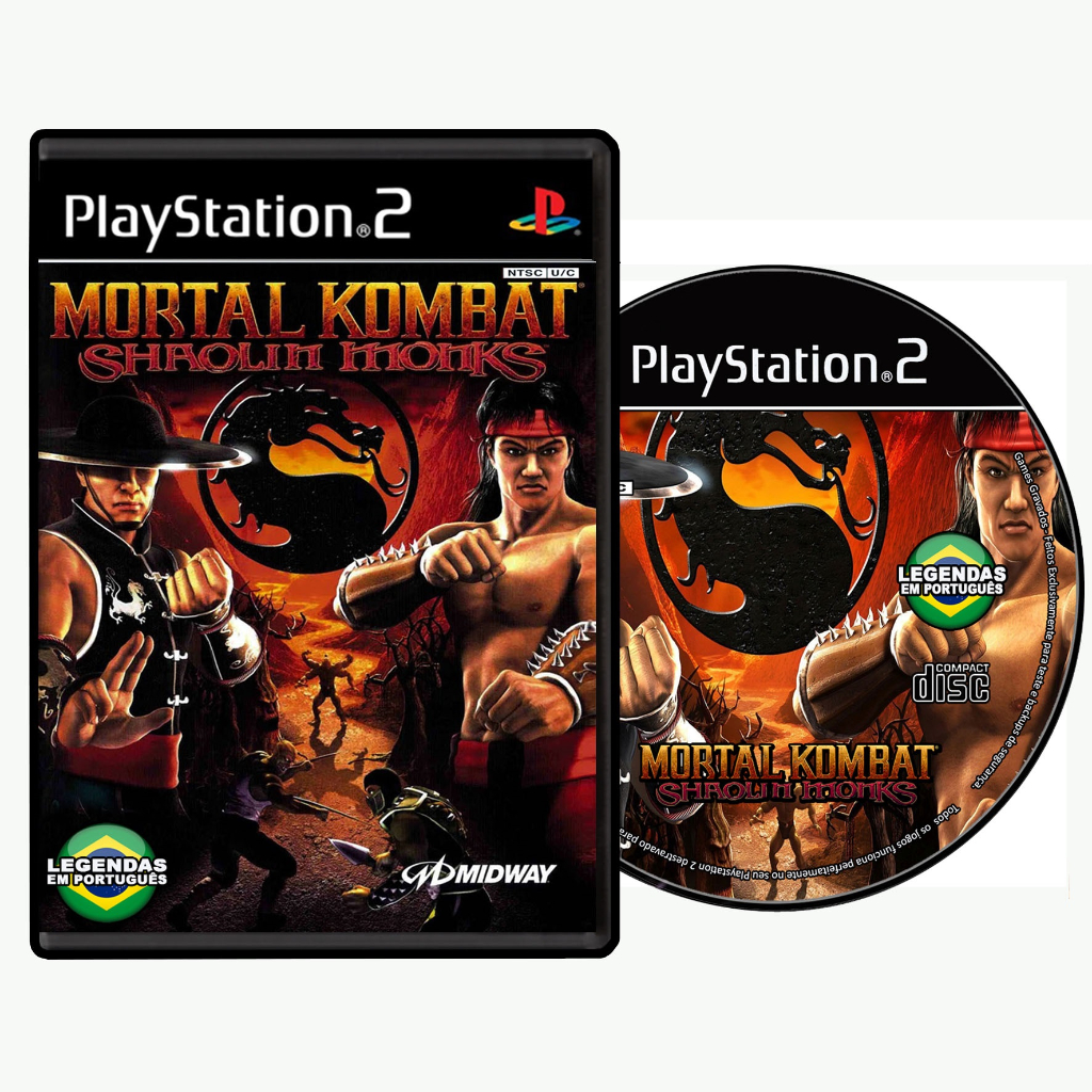 Mortal Kombat: Shaolin Monks - PS2 ISO (PT-BR) 