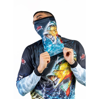 Kit Camisa Pesca + Bandana Tucunare Camiseta Proteção UV50