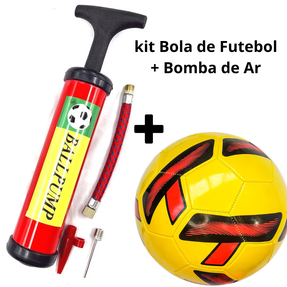 Bola de Futebol com 1 Bomba de Ar: Pronta para Jogar! - Online