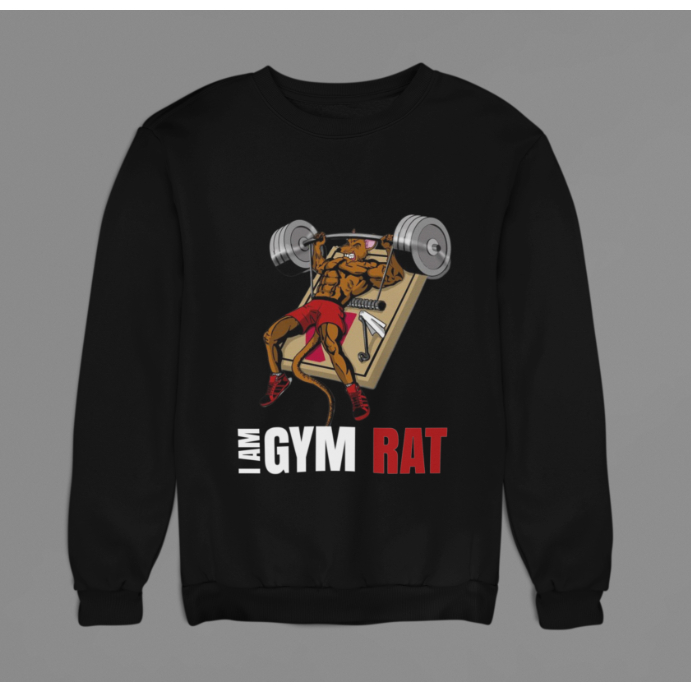 Camiseta blusa gym rat ratinha de academia treino fofo