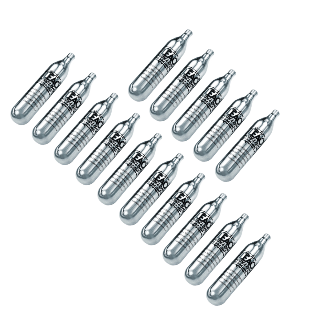 15 Cilindros de Co2 LEÃO Para Pistolas e Revólveres de Pressão Airsoft e Paintball 12g
