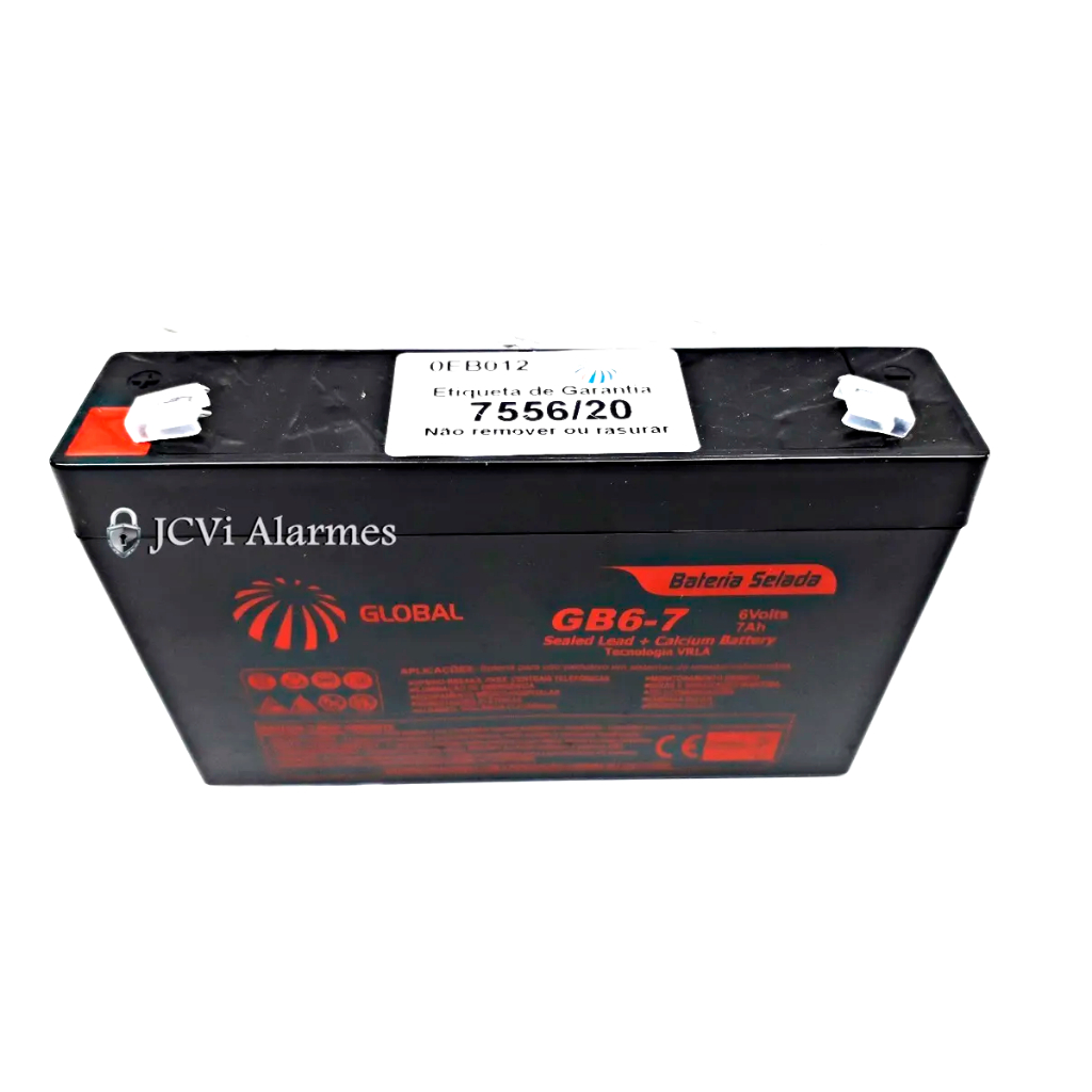 Bateria Selada 3-fm-7 6v7ah/20hr Parra Moto Elétrica Infantil Bz-w ...