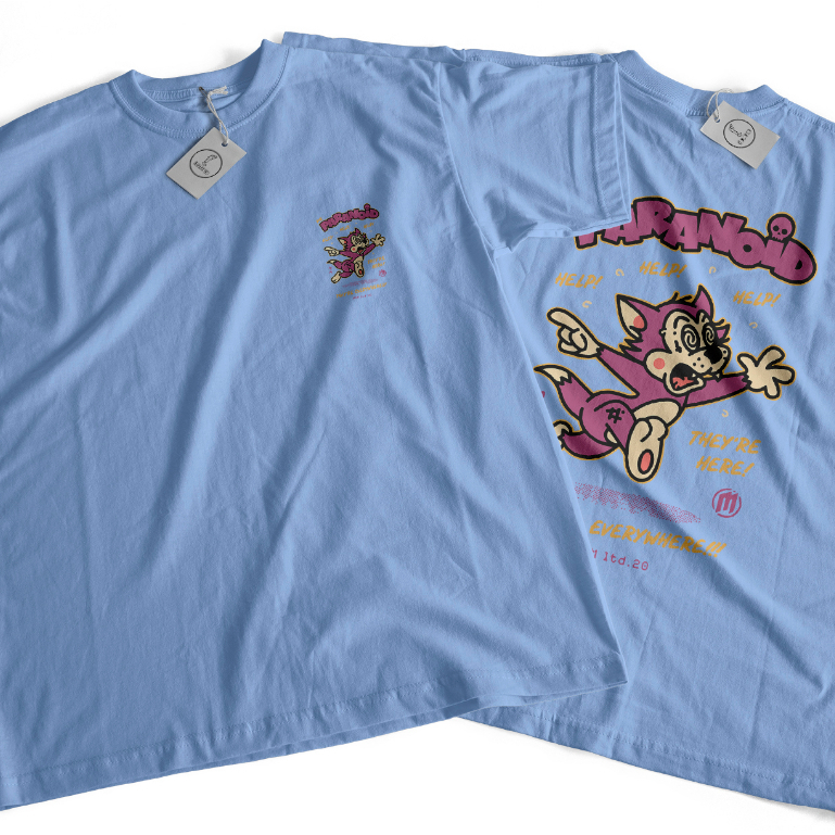 Camiseta Paranoid The Are Everwhere Eles Estao Em Toda Parte