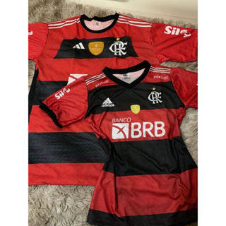 Kit Flamengo Casal Oficial - Confirm + Cropped Tamanho:M