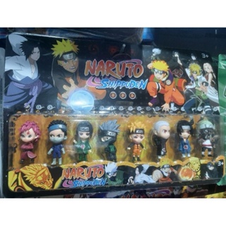 Boneco de brinquedo do naruto, 9cm, 2 estilos, pvc, coleção fofo