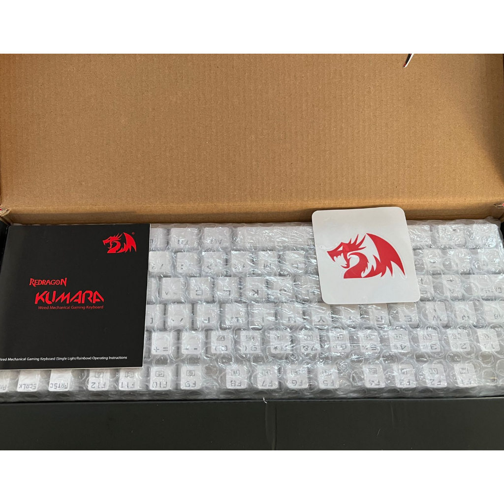 Teclado Gamer Redragon Karura B502 Brancoala Rgb Usb Abnt2