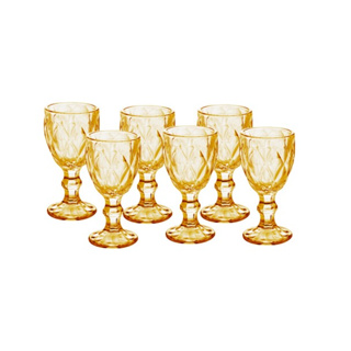 Brass Goblet Chalice, Vintage Embossed Engraving Flower  Pattern Wine Glasses Cup Communion Chalice for Home Party Bar (L): Goblets  & Chalices