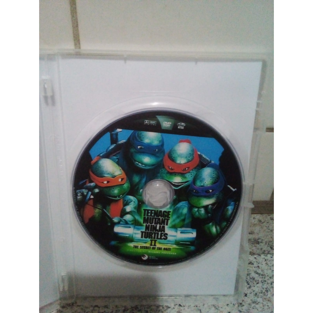 DVD As Tartarugas Ninja II - O Segredo do Ooze 1991 - DUAL AUDIO