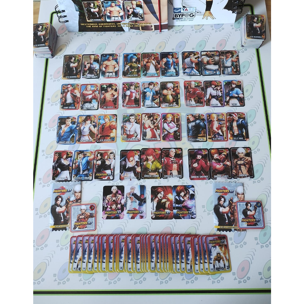 Coleção The King Of Fighters 97 - Tazos / Cards | Shopee Brasil