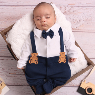 Macacão para Bebê Reborn Menino Recém Nascido/Roupa para boneca Menino  Roupa de Bebê