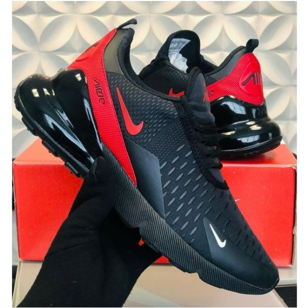 Air max 270 sale masculino preto e vermelho