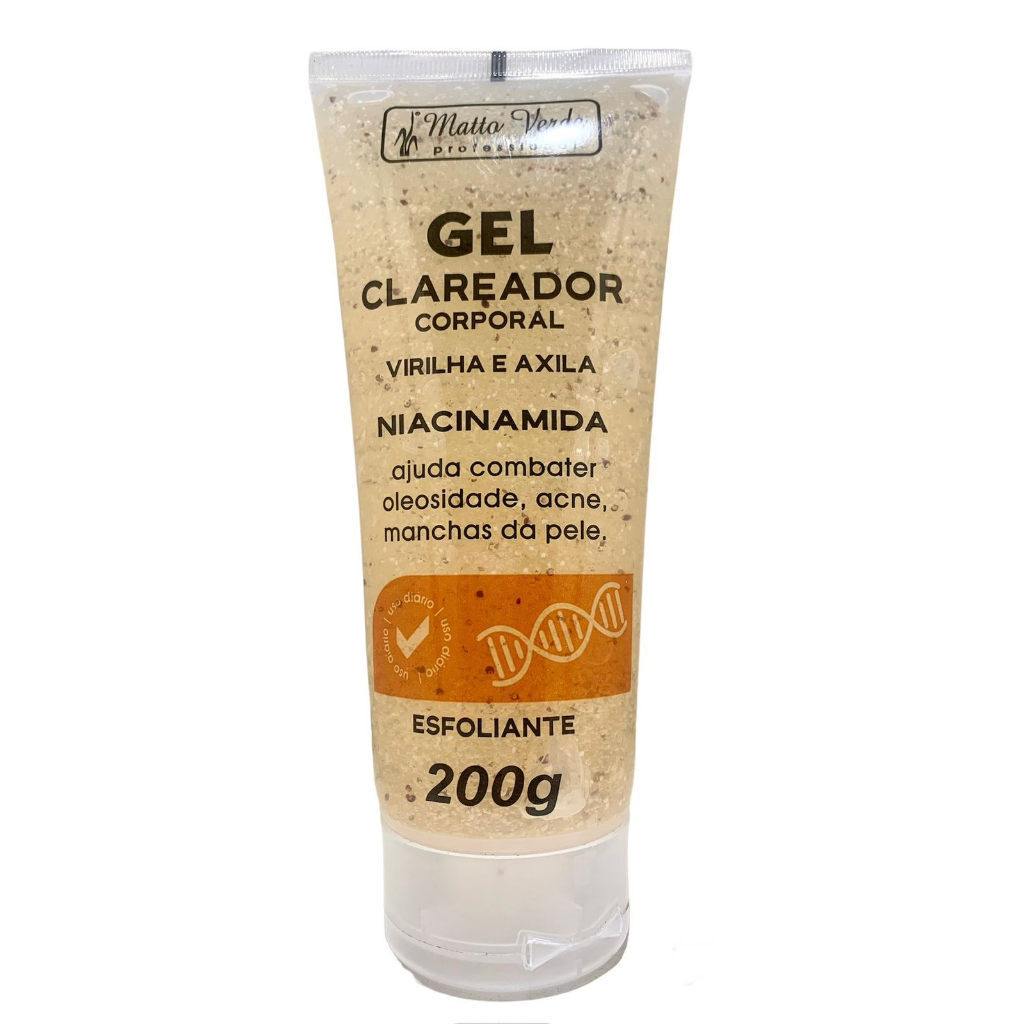 Gel Clareador Corporal Esfoliante Virilha e Axila Niacinamida Matto ...