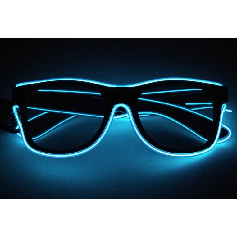 Oculos Led Neon Lente Escura Rave Balada Festa Casamento | Shopee Brasil