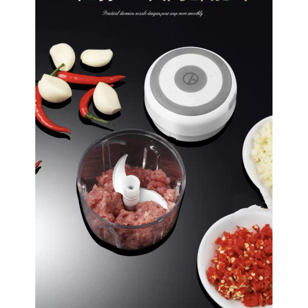 調理器具 min min Triturador De Alho Mini Processador Elétrico Legumes Verdura