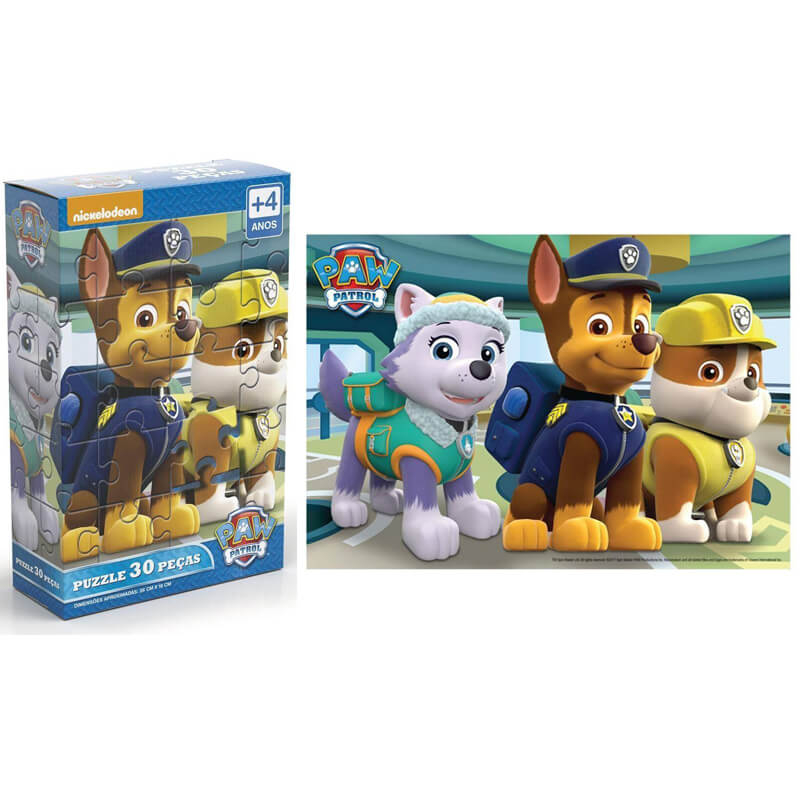 Kit 4 em 1 Patrulha Canina 2 Jogos e 2 Quebra Cabeças 04341 - Grow - Outros  Jogos - Magazine Luiza