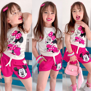 Conjunto Infantil Verão Barbie Girl Blusa Baby Look e Short Jeans Roupa da  Barbie Pink Menina 5790 - Brink Kids - Conjunto Infantil - Magazine Luiza