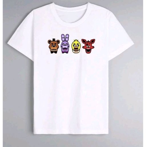 Camiseta Infantil FNAF Withered Freddy Animatronics