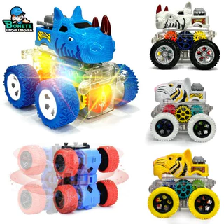 Carrinho com led fricção personagem led criança infantil