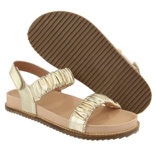 Sandália Birken Papete Feminina Cobre Metalizada Promoção Tendência BK20
