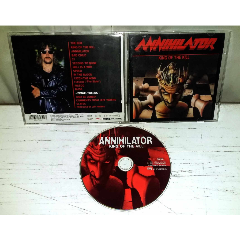 CD Annihilator - King of the kill. Importado. ( Exodus, Slayer