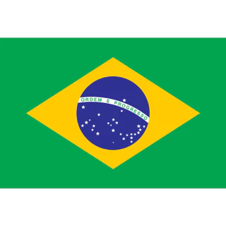 Bandeira do Brasil 1,00m X 70cm em tecido oxford costura reforçada