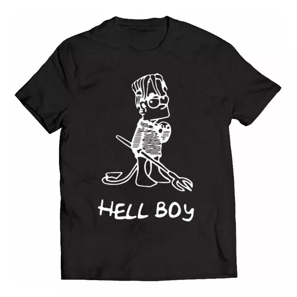 Camiseta Tradicional Lil Peep Lil Emo Hellboy Shopee Brasil