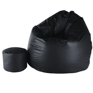 Puff Pera Adulto 100x80 Sem Enchimento Tecido Courino ou Suede
