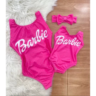 Kit Tal Mãe Tal Filha Body Suplex Maio Diversos Temas Mulher Maravilha Barbie