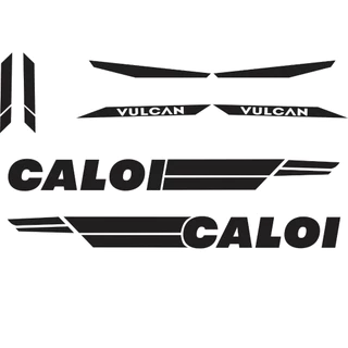 Adesivo quadro Caloi Vulcan mountain bike bicicleta plotter