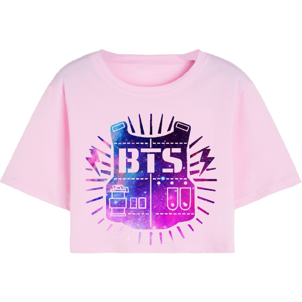 Cropped Blusa Rosa Do Bts Bts Jimin Casaco Do Bts Rosa Bts Kpop