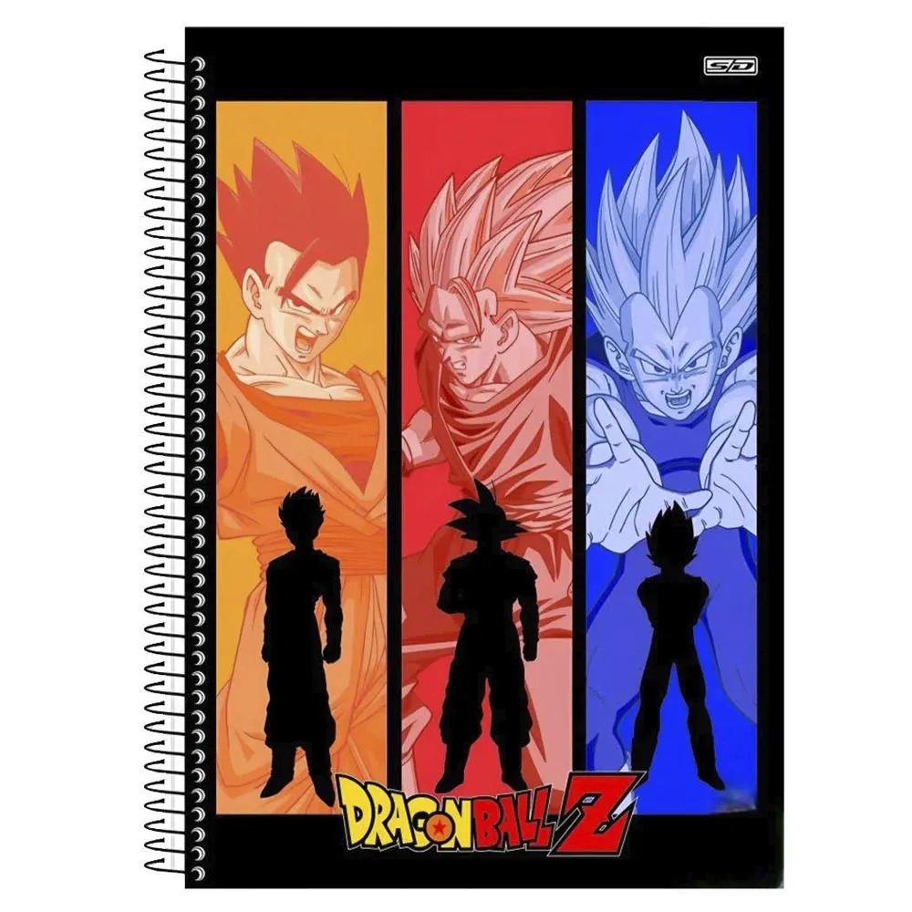 Caderno Universitário Capa Dura Dragon Ball 1 Matéria Sd