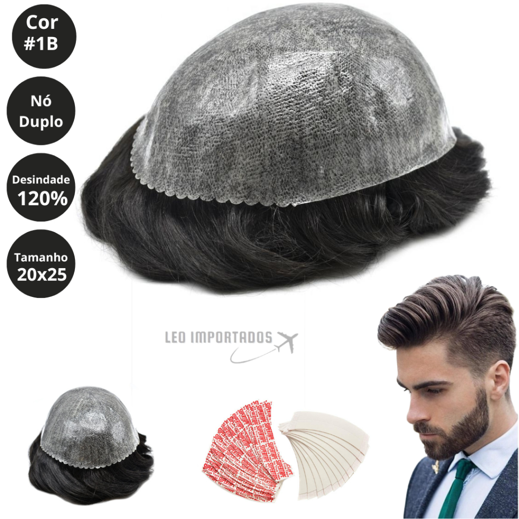 Lobo Cauda Cabelo Falso Homens E Mulheres Curto Moda Nova Cabeça