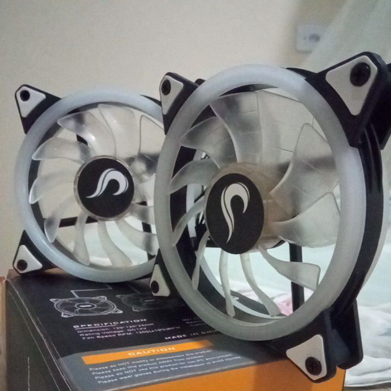 Cooler Fan Rise Mode Energy, 2 Unidades, 120mm, ARGB Shopee Brasil