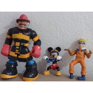 BONECO IMAGINEX NARUTO E MICKEY