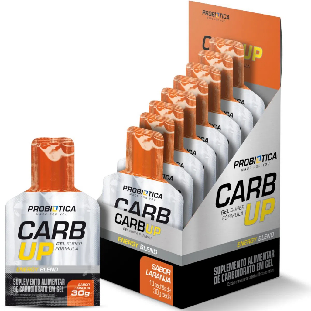 Carb Up Gel Super Fórmula 10 Sachês - Probiótica