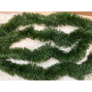 1un/2un/5un Festão De Natal 5 Metros Flexível Verde Fosco Para Arvore de Natal F055