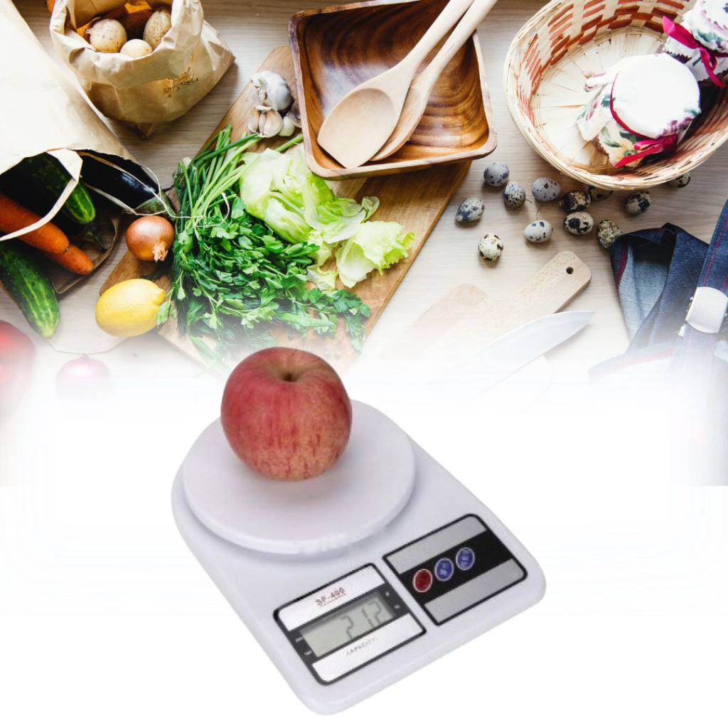 Balança Digital De Cozinha Alta Precisão Alimentos 10kg | Shopee Brasil