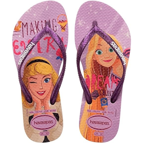 CHINELO HV. INFANTIL TRADICIONAL E SLIM PRINCESAS E MINECRAFT 2024