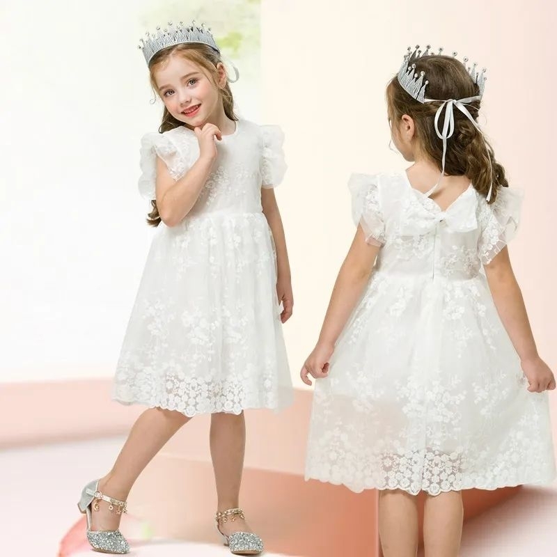 Vestido de batizado para store menina de 7 anos