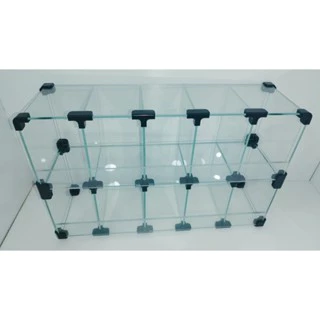 Baleiro e vitrine expositor 0,15 x 0,15 x 0,15 x 0,50