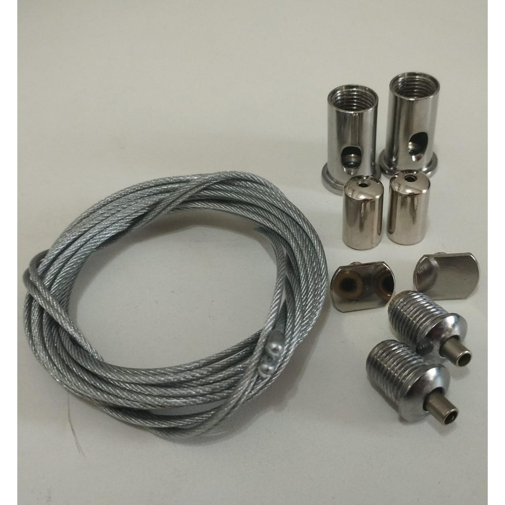 Kit Completo Prensa Cabo De Aço Regulador De Altura