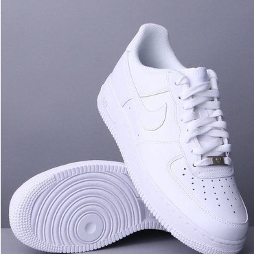 Tênis Air Force 1 Exclusivo Todo Branco Promoção Unisex Masculino e Feminino