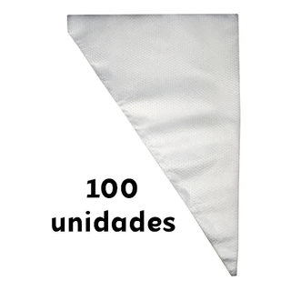 Saco De Confeitar Medio 100 Unidades Confeitaria Bolo Doce Cupcake PRONTO ENTREGA RJ