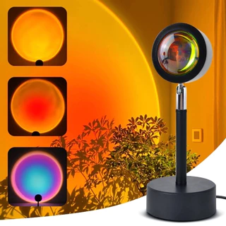 Luminária Projetor de LED Sunset - Crie uma Atmosfera de Pôr do Sol com Luz Noturna