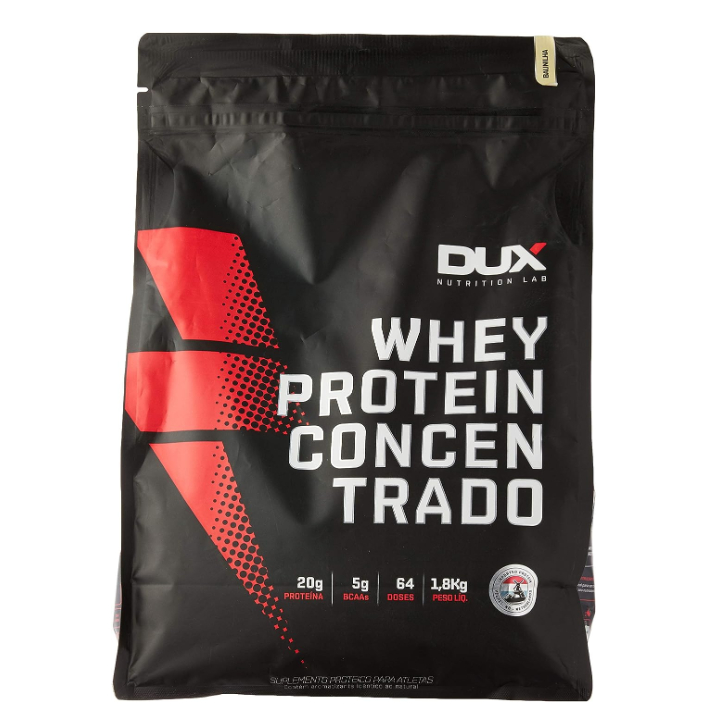 WHEY PROTEIN CONCENTRADO BAUNILHA – 1800G – DUX NUTRITION