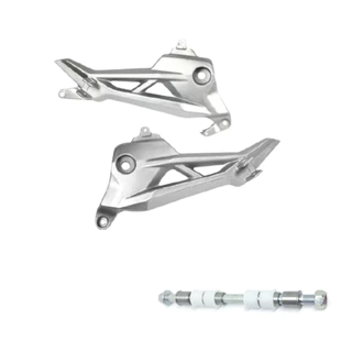 Par Bacalhau Suporte Pedaleira Tras. Cg Titan Fan Start 160 2021 em Oferta na Shopee