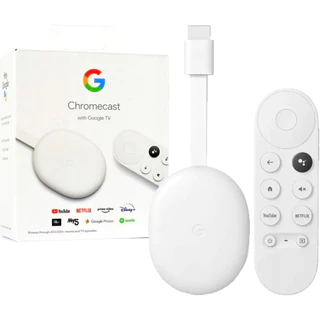 Chromecast 4 TV Google 4K com Wi-Fi e HDMI - Original