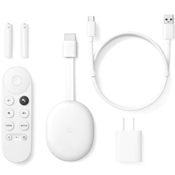 Chromecast com Google TV 4K HDR HDMI Adaptador Multimídia