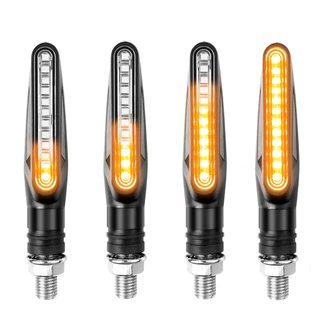 Kit 4 Pisca Seta Iluminação Para Moto Sequencia Led Flexível