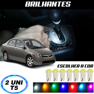 Lâmpada T5 Cambio New Civic 2 Peças